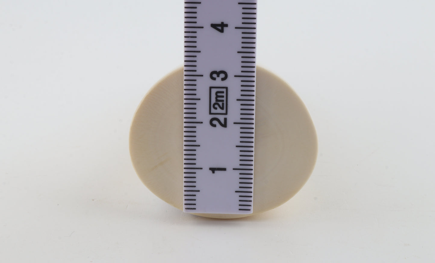 Round mammoth ivory piece