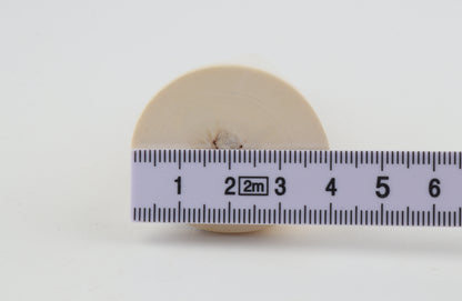 Round mammoth ivory piece