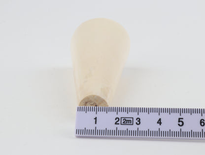 Round mammoth ivory piece