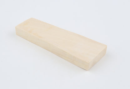 White mammoth ivory segment