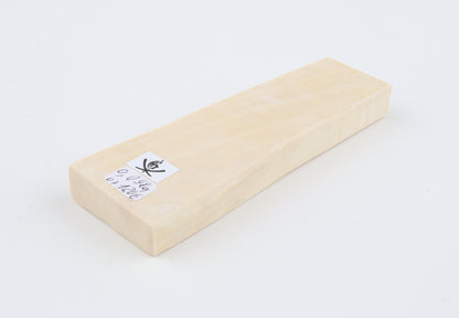 White mammoth ivory segment