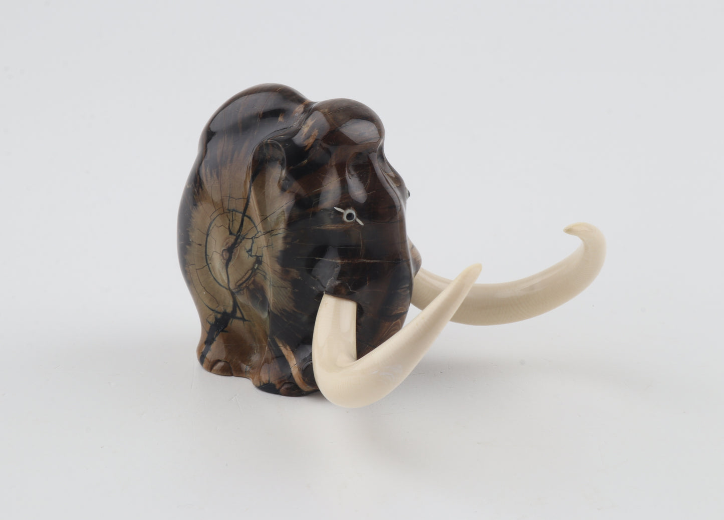 Carved woolly mammoth figurine