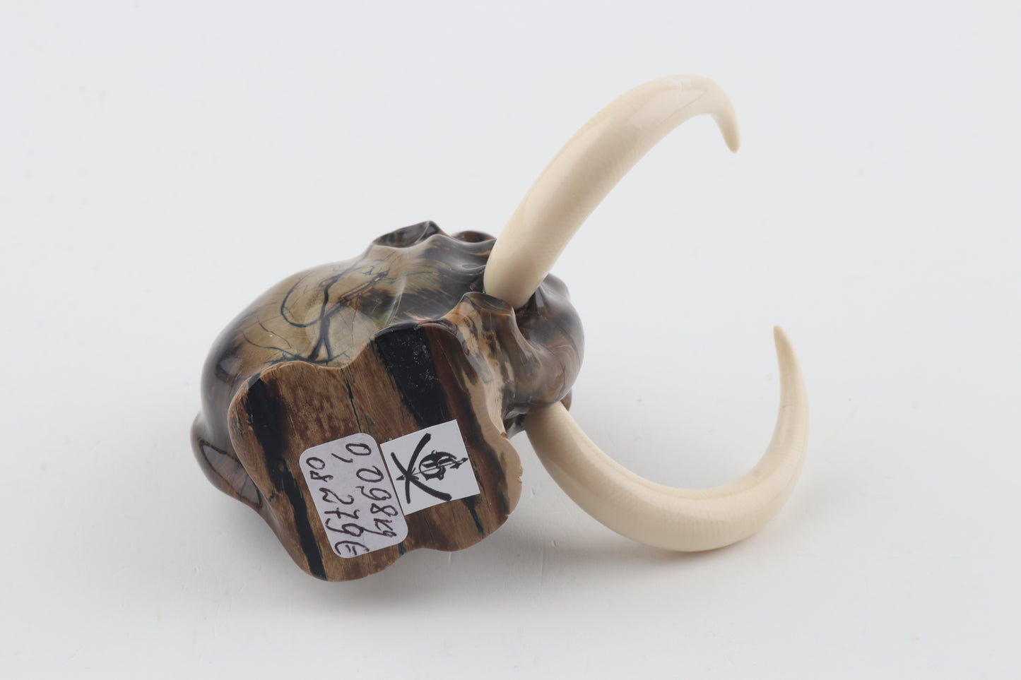 Carved woolly mammoth figurine