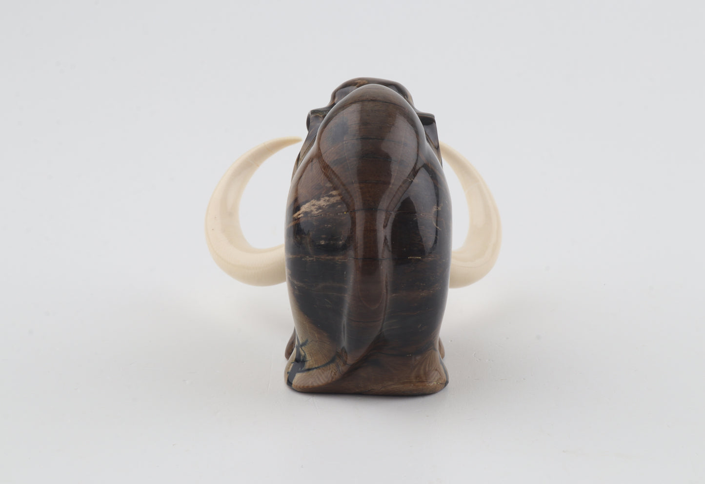 Carved woolly mammoth figurine
