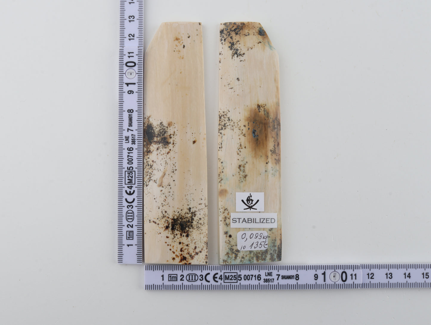 Stabilised mammoth bark scales