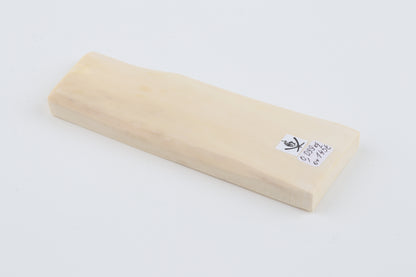 White mammoth ivory segment