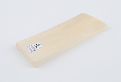 White mammoth ivory segment