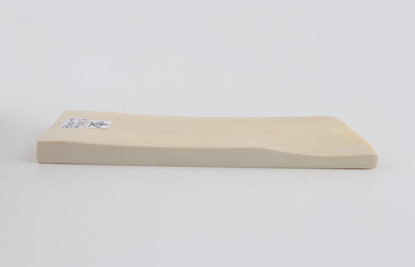 White mammoth ivory segment