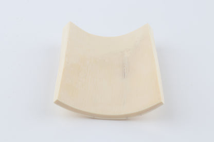 White mammoth ivory piece