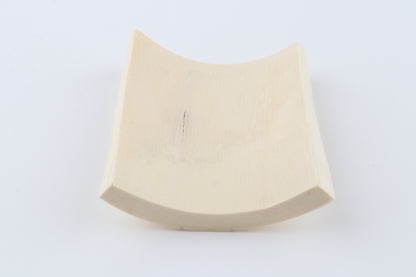 White mammoth ivory piece