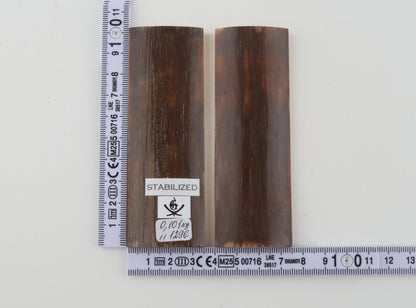 Stabilized mammoth bark scales