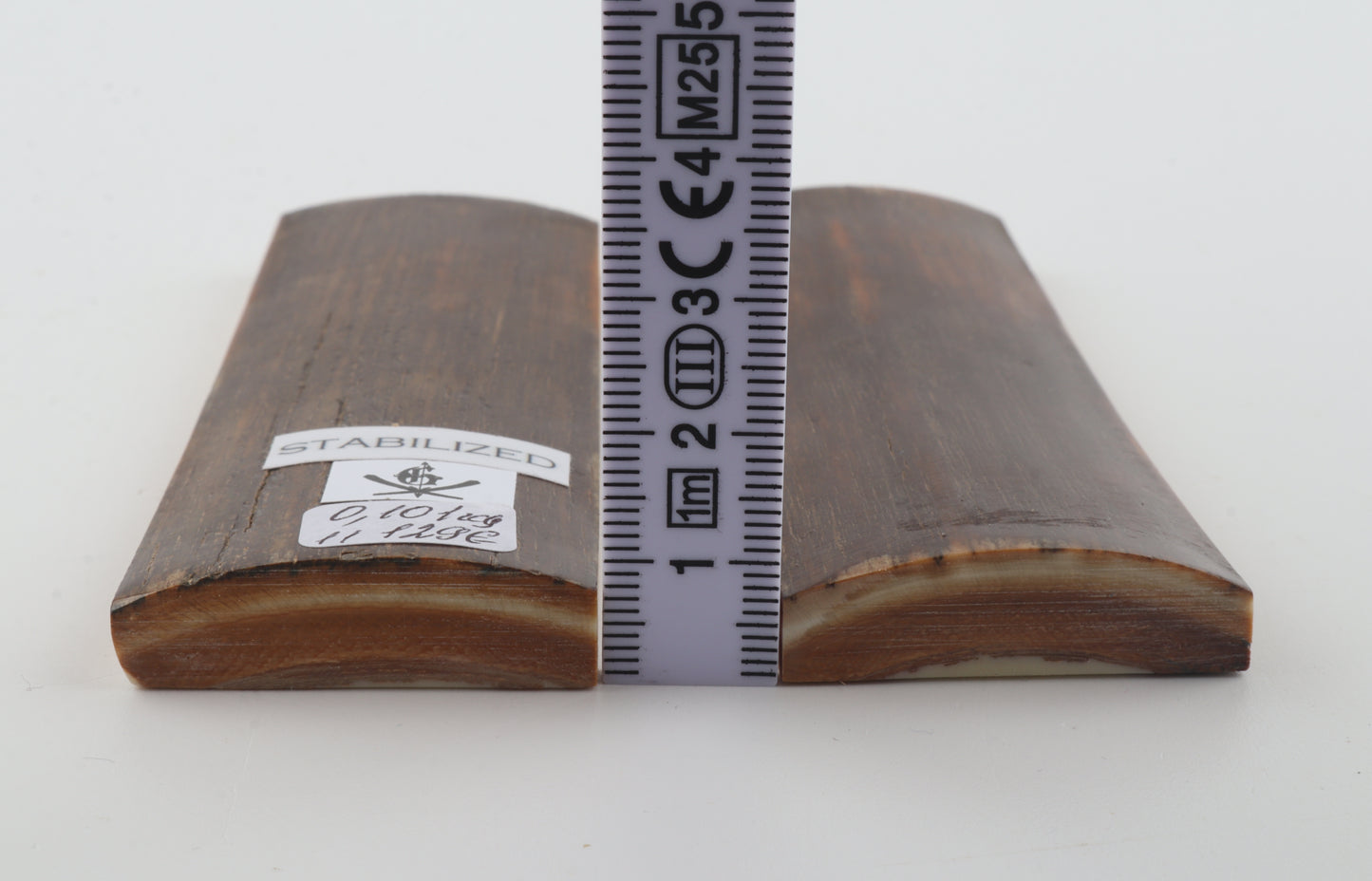 Stabilized mammoth bark scales