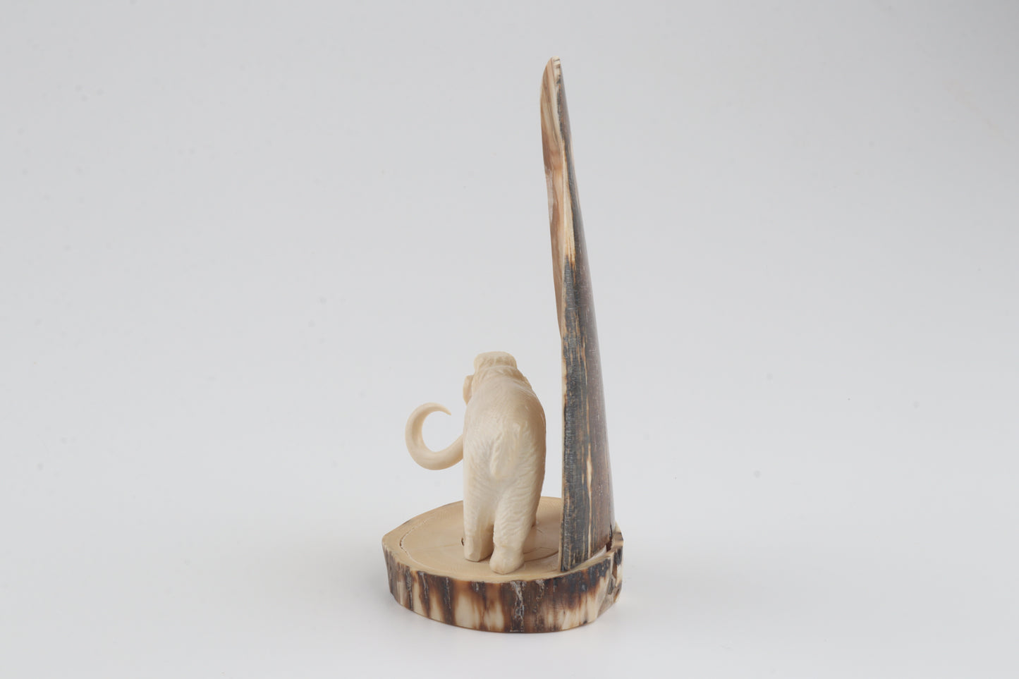 Carved woolly mammoth figurine