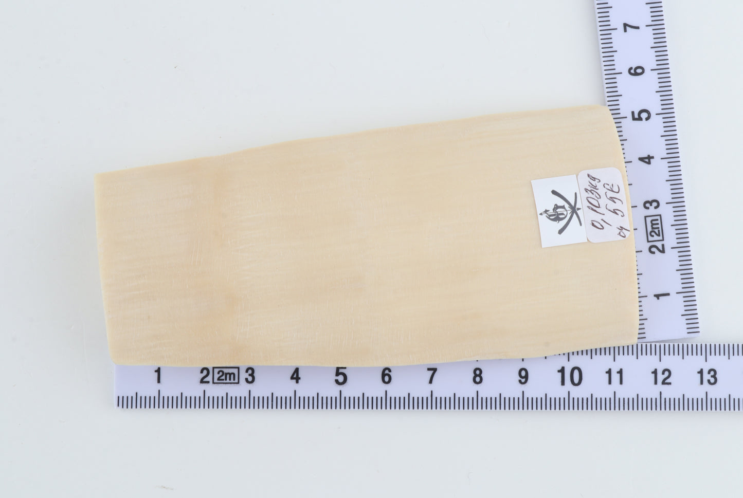 Natural mammoth ivory piece