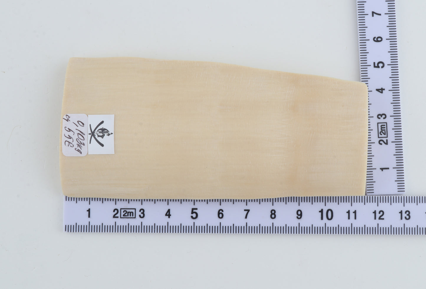 Natural mammoth ivory piece