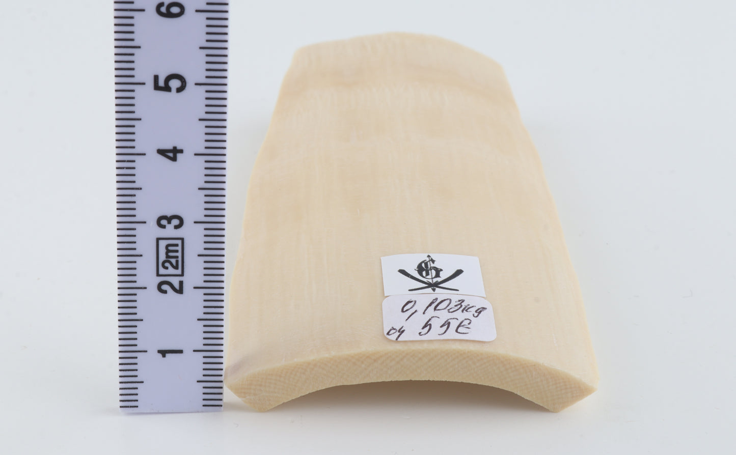 Natural mammoth ivory piece