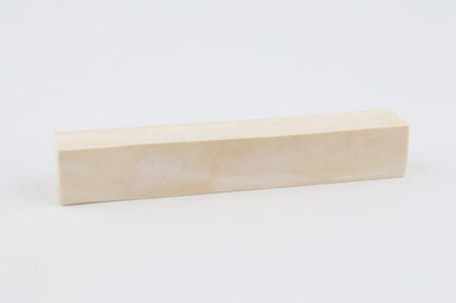 White mammoth ivory segment