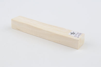 White mammoth ivory segment