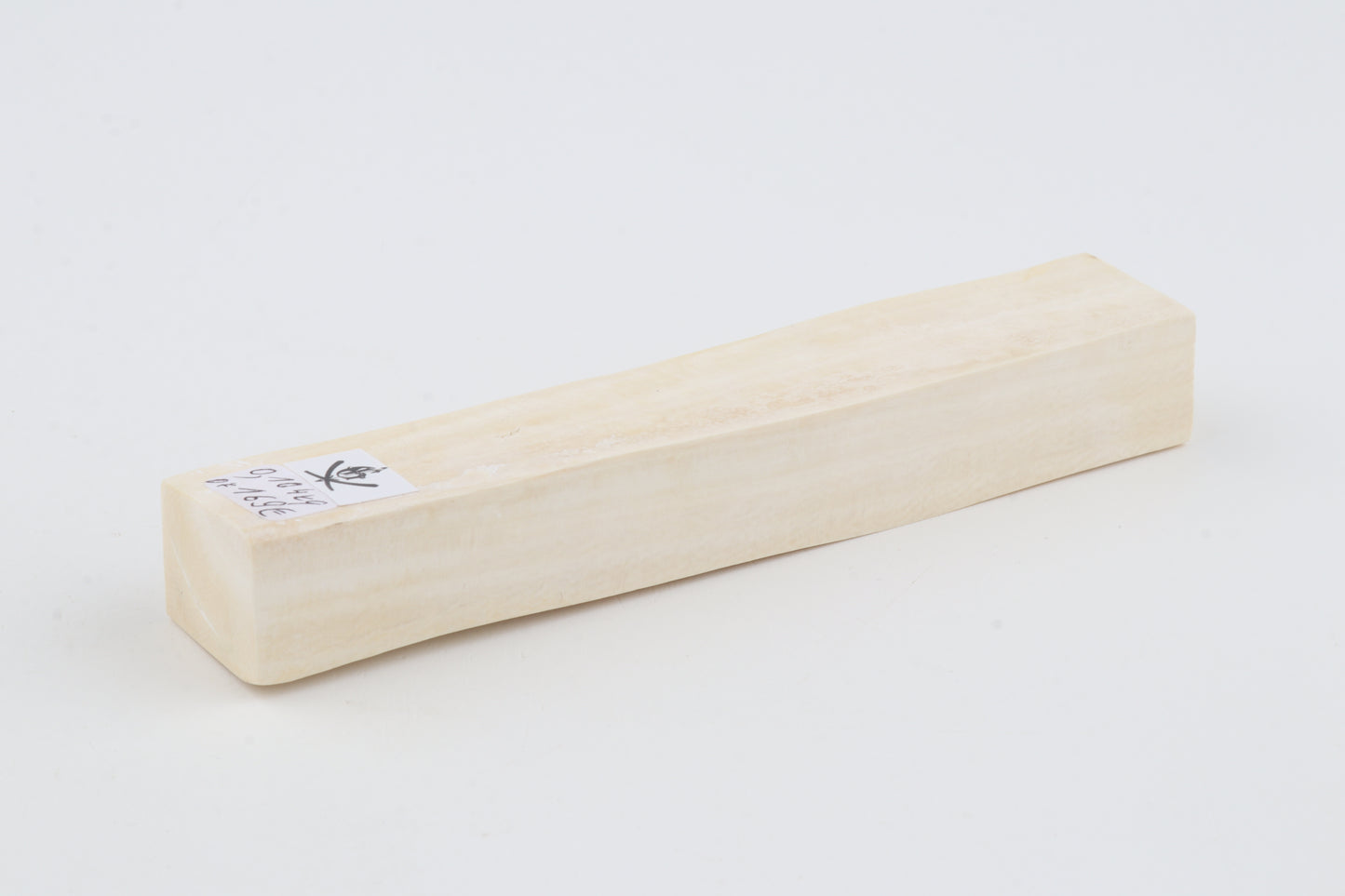 White mammoth ivory segment