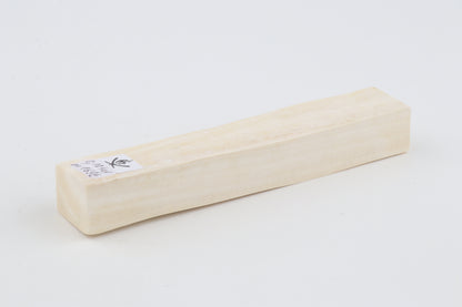 White mammoth ivory segment