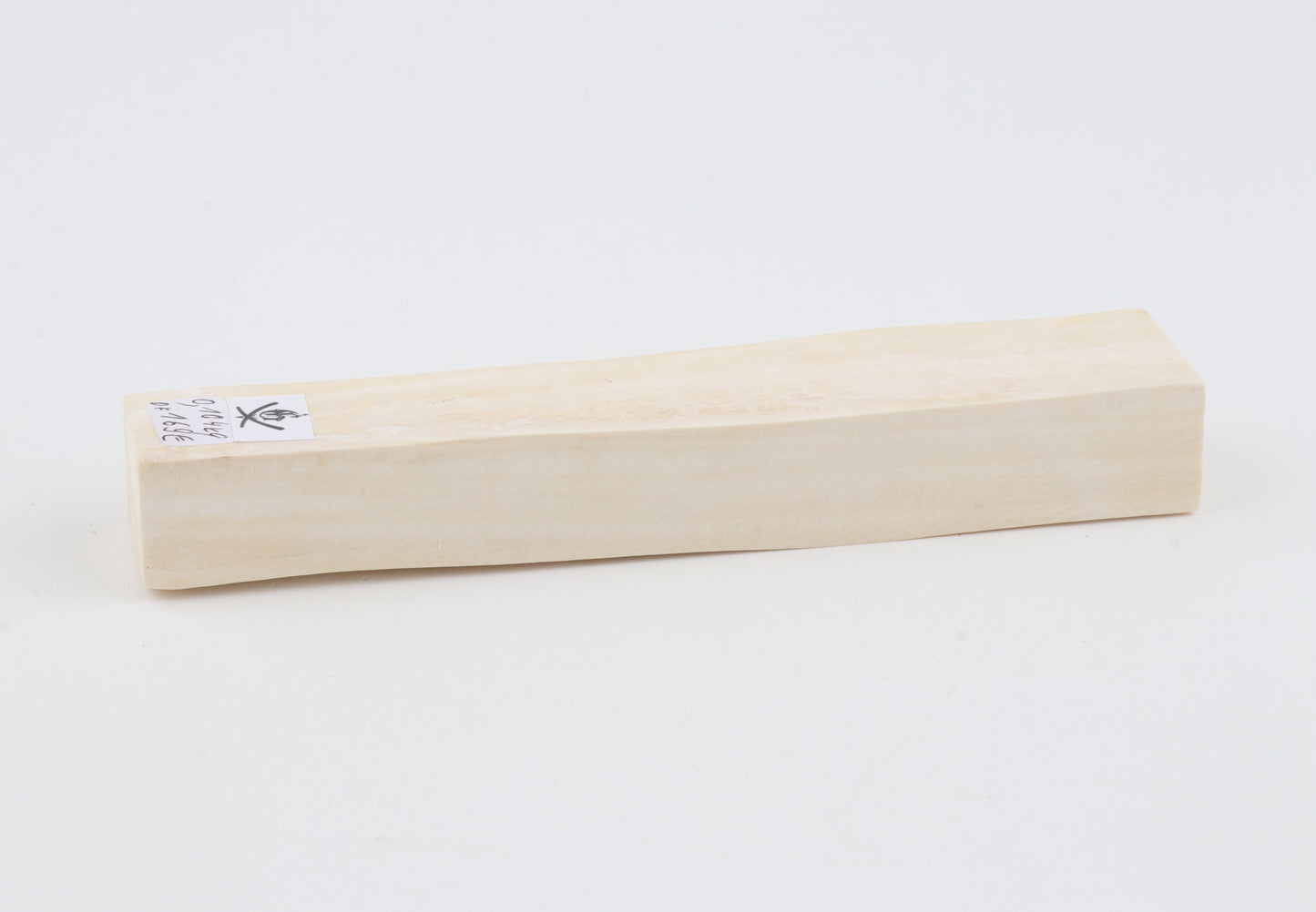 White mammoth ivory segment