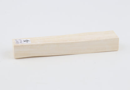 White mammoth ivory segment