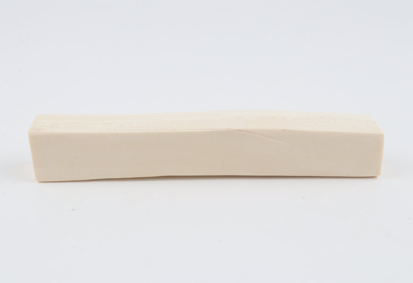 White mammoth ivory segment