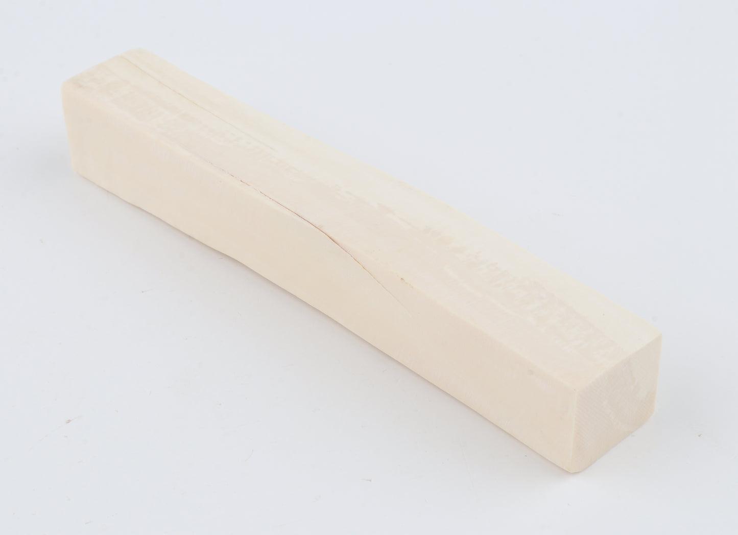 White mammoth ivory segment