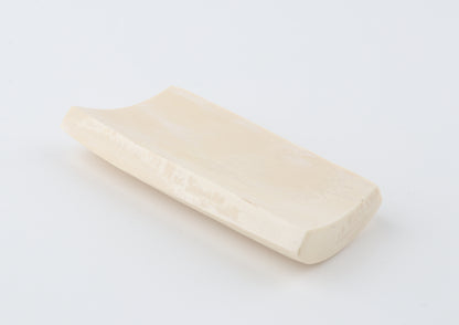 White mammoth ivory segment