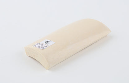 White mammoth ivory segment