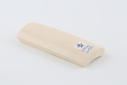 White mammoth ivory segment