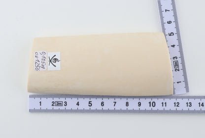 White mammoth ivory segment
