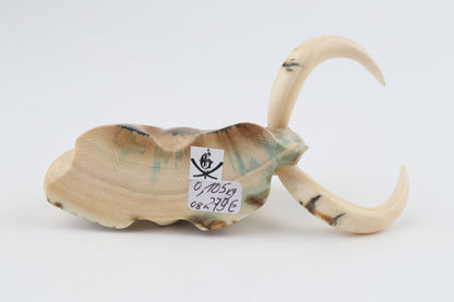 Carved woolly mammoth figurine