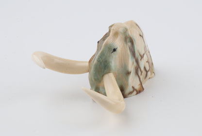 Carved woolly mammoth figurine