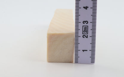 White mammoth ivory segment