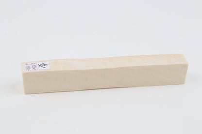 White mammoth ivory segment