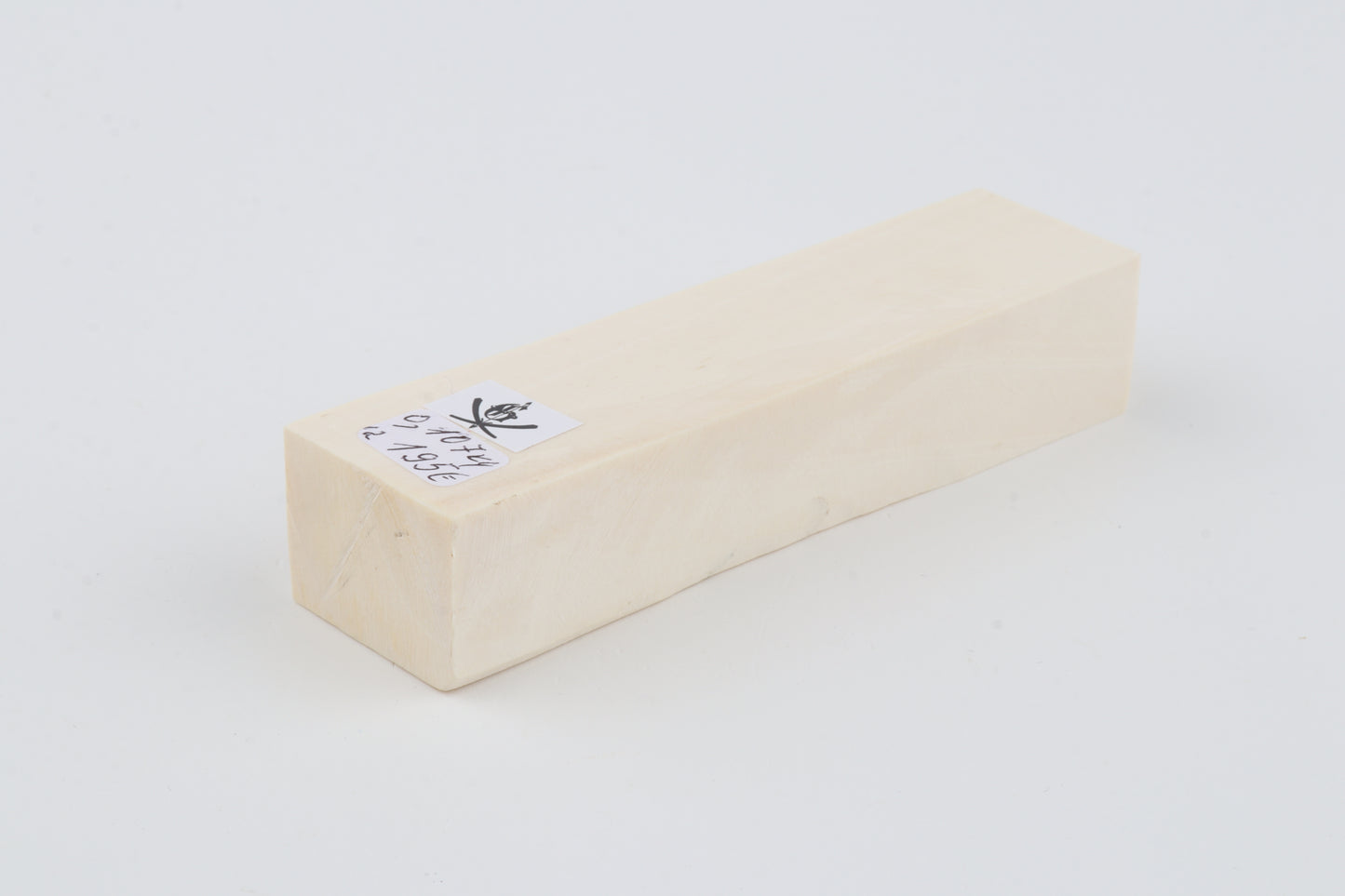 White mammoth ivory segment