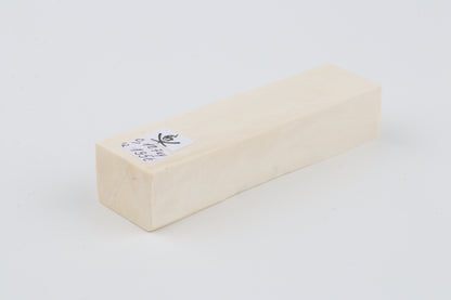 White mammoth ivory segment