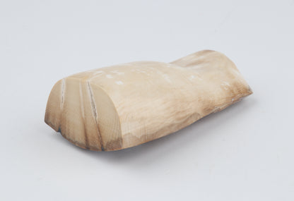 Brown mammoth ivory piece