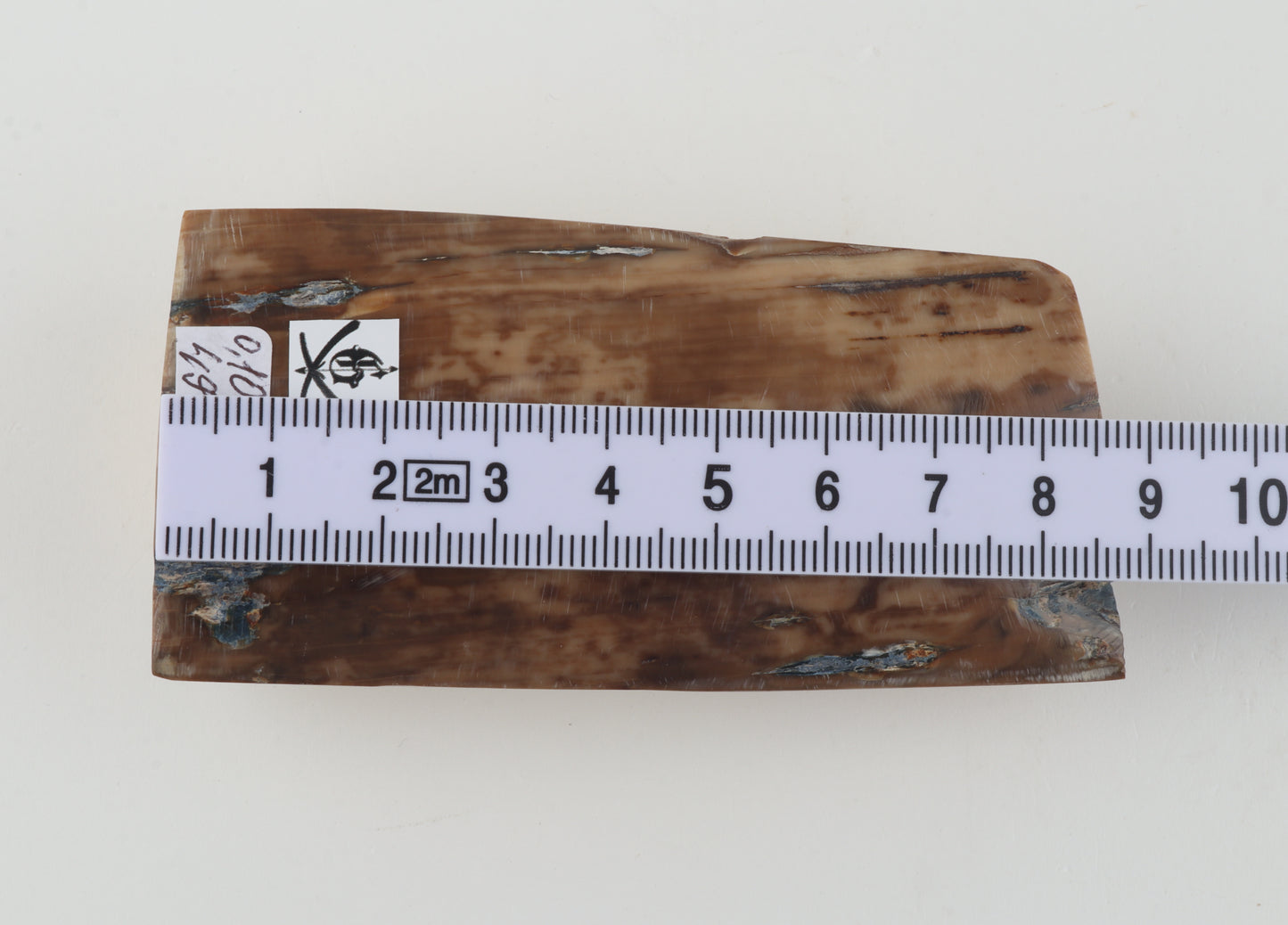 Brown mammoth ivory piece