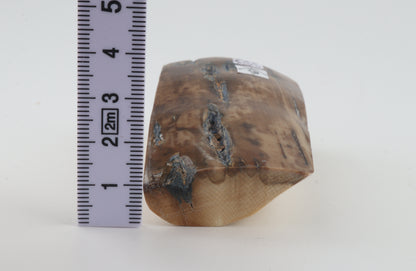 Brown mammoth ivory piece