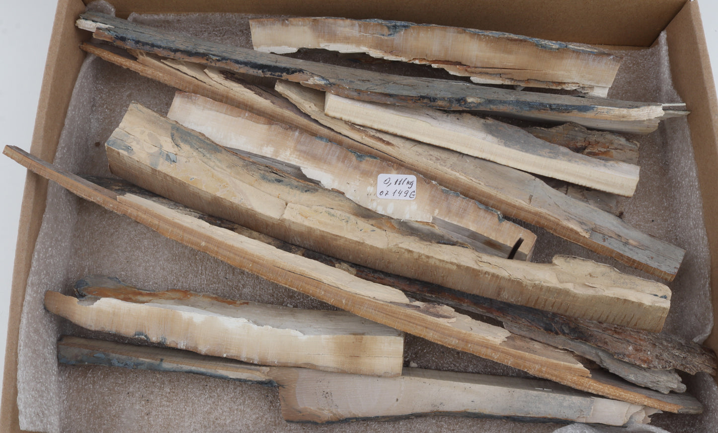Untreated mammoth ivory offcuts
