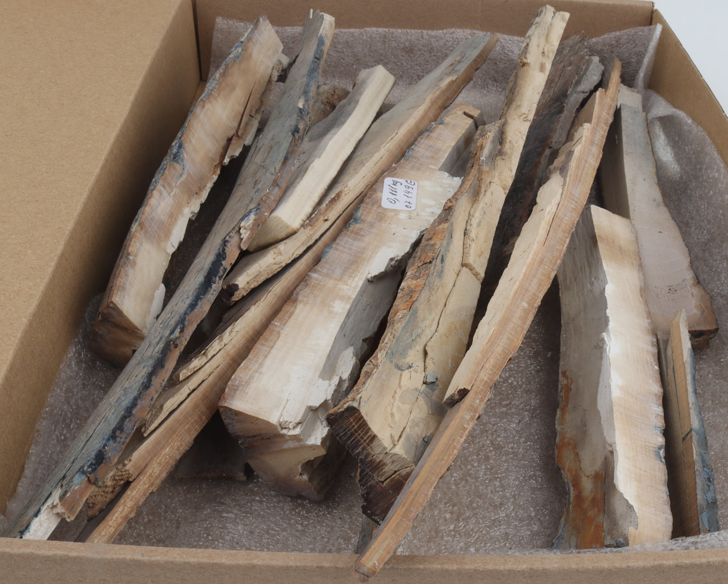 Untreated mammoth ivory offcuts