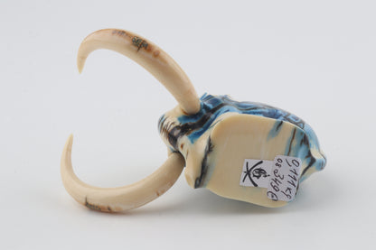 Carved woolly mammoth figurine