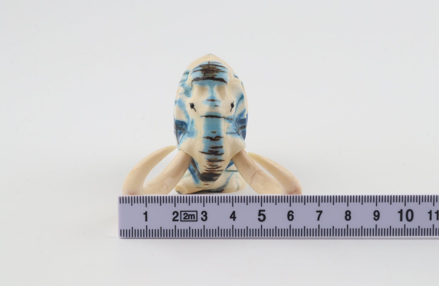 Carved woolly mammoth figurine