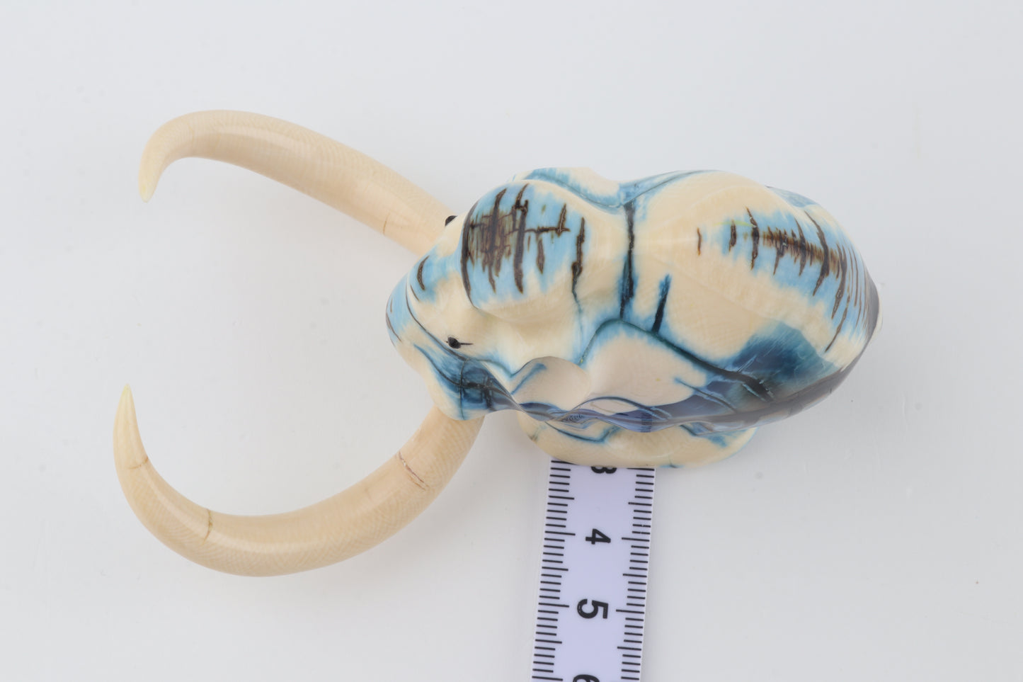 Carved woolly mammoth figurine