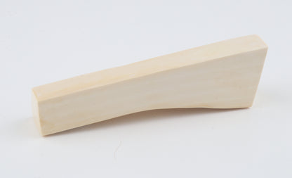 White mammoth ivory segment