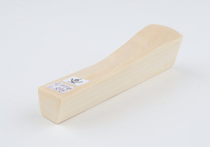 White mammoth ivory segment