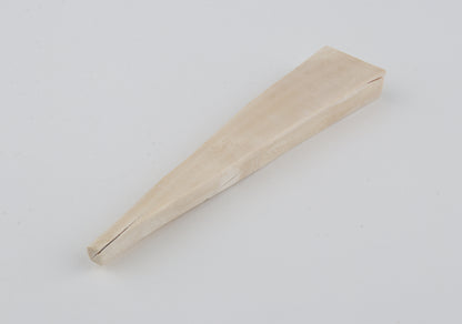White mammoth ivory segment