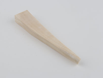 White mammoth ivory segment